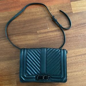 Rebecca Minkoff Love Chevron Quilted small Crossbody